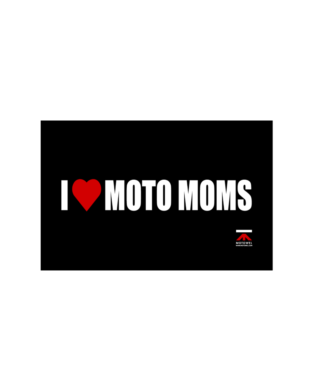 I Love Moto Moms “Motocross Towel for Riders Who Love Those Moms"