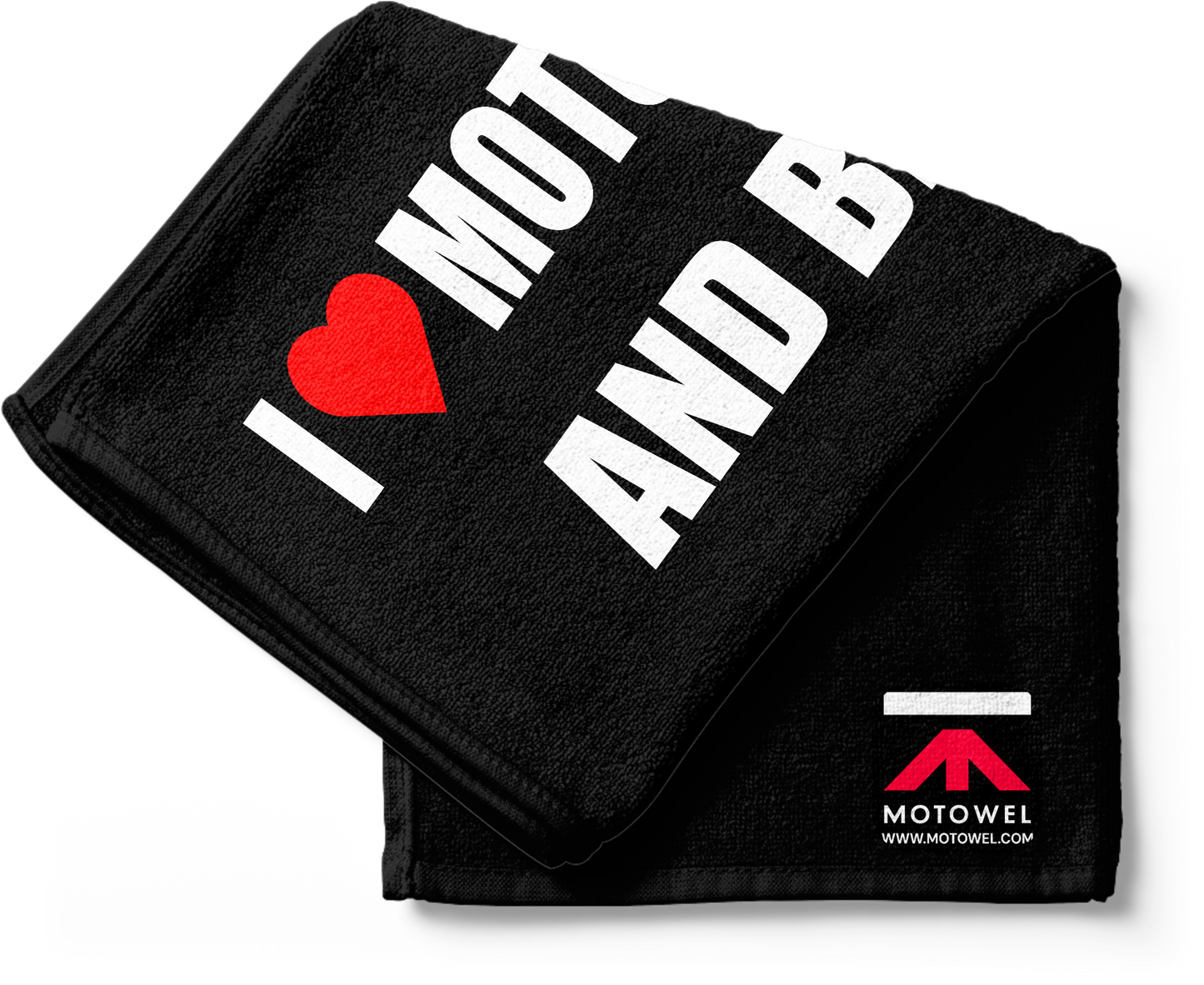 I  Love Moto Moms Motowel Micro fiber towel