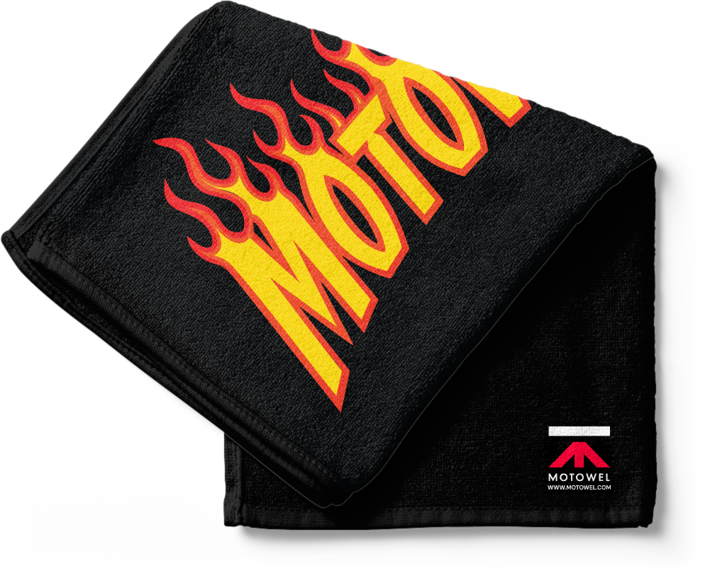 Motocross Microfiber Towel –  Thrash Flame