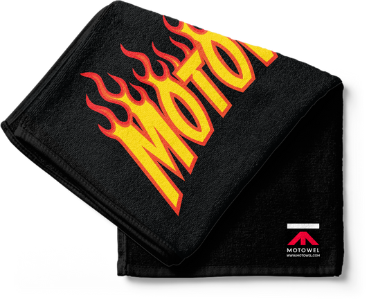 Motocross Microfiber Towel –  Thrash Flame